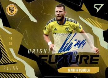 Martin Cedidla Zlin SportZoo FORTUNA:LIGA 2023/24 1. serie Bright Future Auto /55 #BFS-MC