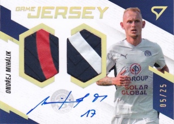 Ondrej Mihalik Slovacko SportZoo FORTUNA:LIGA 2023/24 1. serie Game Jersey Auto /25 #GJS-OM