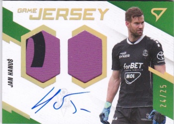 Jan Hanus Jablonec SportZoo FORTUNA:LIGA 2023/24 1. serie Game Jersey Auto /25 #GJS-JH