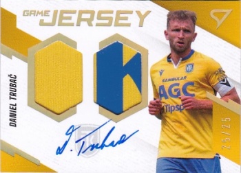 Daniel Trubac Teplice SportZoo FORTUNA:LIGA 2023/24 1. serie Game Jersey Auto /25 #GJS-DT