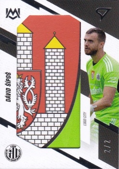 David Sipos Ceske Budejovice SportZoo FORTUNA:LIGA 2023/24 1. serie Unique Mark #UM-DS
