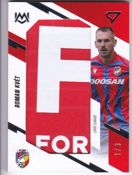 Roman Kvet Viktoria Plzen SportZoo FORTUNA:LIGA 2023/24 1. serie Unique Mark #UM-RK