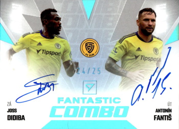 Didiba - Fantis Zlin SportZoo FORTUNA:LIGA 2023/24 1. serie Fantastic Combo Auto /25 #FCS-DF