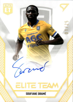 Soufiane Drame Teplice SportZoo FORTUNA:LIGA 2023/24 1. serie Elite Team Auto /25 #ET-27