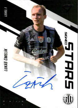Lukas Cmelik Ceske Budejovice SportZoo FORTUNA:LIGA 2023/24 1. serie Signed Stars Auto Level 1 /110 #SL1-LC