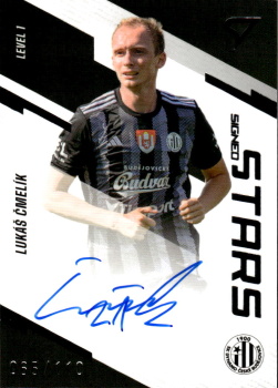 Lukas Cmelik Ceske Budejovice SportZoo FORTUNA:LIGA 2023/24 1. serie Signed Stars Auto Level 1 /110 #SL1-LC