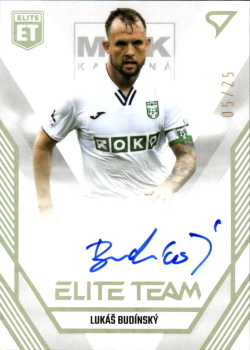 Lukas Budinsky Karvina SportZoo FORTUNA:LIGA 2023/24 1. serie Elite Team Auto /25 #ET-35