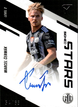 Marcel Cermak Ceske Budejovice SportZoo FORTUNA:LIGA 2023/24 1. serie Signed Stars Auto Level 2 /65 #SL2-MC