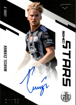 Marcel Cermak Ceske Budejovice SportZoo FORTUNA:LIGA 2023/24 1. serie Signed Stars Auto Level 2 /65 #SL2-MC