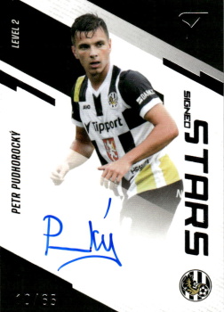 Petr Pudhorocky Hradec Kralove SportZoo FORTUNA:LIGA 2023/24 1. serie Signed Stars Auto Level 2 /65 #SL2-PP