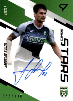 Jaroslav Svozil Karvina SportZoo FORTUNA:LIGA 2023/24 1. serie Signed Stars Auto Level 1 /110 #SL1-JS
