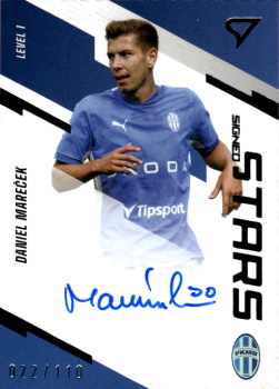 Daniel Marecek Mlada Boleslav SportZoo FORTUNA:LIGA 2023/24 1. serie Signed Stars Auto Level 1 /110 #SL1-DM