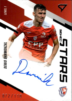 Denis Darmovzal Pardubice SportZoo FORTUNA:LIGA 2023/24 1. serie Signed Stars Auto Level 1 /110 #SL1-DA