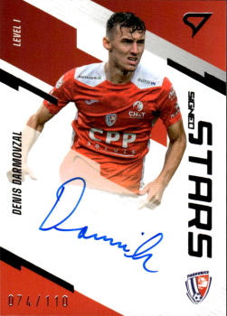 Denis Darmovzal Pardubice SportZoo FORTUNA:LIGA 2023/24 1. serie Signed Stars Auto Level 1 /110 #SL1-DA