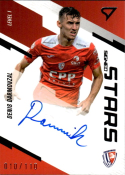 Denis Darmovzal Pardubice SportZoo FORTUNA:LIGA 2023/24 1. serie Signed Stars Auto Level 1 /110 #SL1-DA