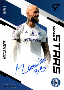 Matus Macik Sigma Olomouc SportZoo FORTUNA:LIGA 2023/24 1. serie Signed Stars Auto Level 2 /65 #SL2-MM