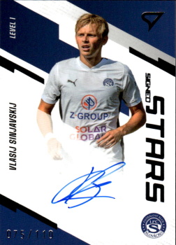 Vlasij Sinjavskij Slovacko SportZoo FORTUNA:LIGA 2023/24 1. serie Signed Stars Auto Level 1 /110 #SL1-VS