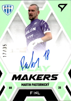Martin Pastornicky Taborsko SportZoo FORTUNA:LIGA 2023/24 1. serie F:NL Playmakers Auto /35 #NLS-MP