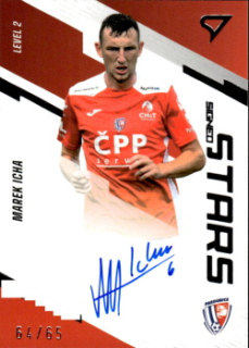 Marek Icha Pardubice SportZoo FORTUNA:LIGA 2023/24 1. serie Signed Stars Auto Level 2 /65 #SL2-MI