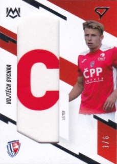 Vojtech Sychra Pardubice SportZoo FORTUNA:LIGA 2023/24 1. serie Unique Mark #UM-VS