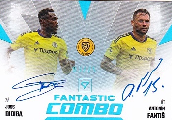 Didiba - Fantis Zlin SportZoo FORTUNA:LIGA 2023/24 1. serie Fantastic Combo Auto /25 #FCS-DF