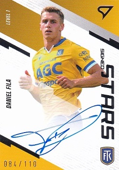 Daniel Fila Teplice SportZoo FORTUNA:LIGA 2023/24 1. serie Signed Stars Auto Level 1 /110 #SL1-FI