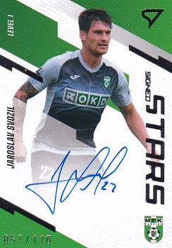 Jaroslav Svozil Karvina SportZoo FORTUNA:LIGA 2023/24 1. serie Signed Stars Auto Level 1 /110 #SL1-JS