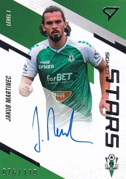 Jakub Martinec Jablonec SportZoo FORTUNA:LIGA 2023/24 1. serie Signed Stars Auto Level 1 /110 #SL1-MA
