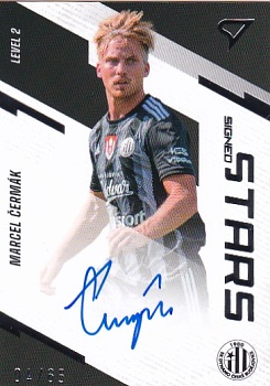 Marcel Cermak Ceske Budejovice SportZoo FORTUNA:LIGA 2023/24 1. serie Signed Stars Auto Level 2 /65 #SL2-MC