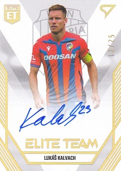 Lukas Kalvach Viktoria Plzen SportZoo FORTUNA:LIGA 2023/24 1. serie Elite Team Auto /25 #ET-08