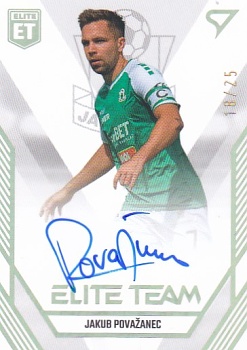 Jakub Povazanec Jablonec SportZoo FORTUNA:LIGA 2023/24 1. serie Elite Team Auto /25 #ET-29