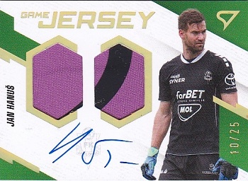 Jan Hanus Jablonec SportZoo FORTUNA:LIGA 2023/24 1. serie Game Jersey Auto /25 #GJS-JH