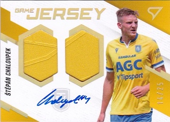 Stepan Chaloupek Teplice SportZoo FORTUNA:LIGA 2023/24 1. serie Game Jersey Auto /25 #GJS-SC