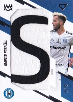 Martin Pospisil Sigma Olomouc SportZoo FORTUNA:LIGA 2023/24 1. serie Unique Mark #UM-MP
