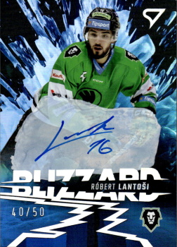 Robert Lantosi Mlada Boleslav Tipsport ELH 2023/24 SportZoo 1. serie Blizzard Auto /50 #BLS-RL