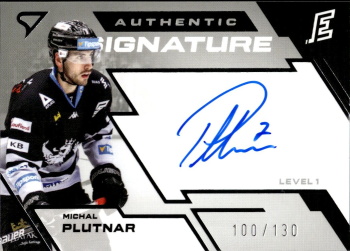 Michal Plutnar Karlovy Vary Tipsport ELH 2023/24 SportZoo 1. serie Authentic Signature Level 1 /130 #SL1-MP