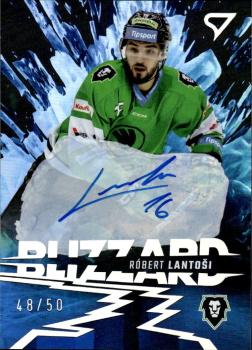 Robert Lantosi Mlada Boleslav Tipsport ELH 2023/24 SportZoo 1. serie Blizzard Auto /50 #BLS-RL