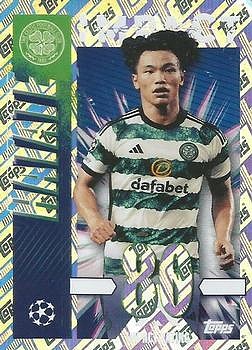 Reo Hatate Celtic Glasgow samolepka Topps UEFA Champions League 2023/24 Impact #122