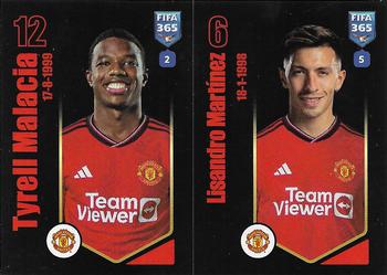Tyrell Malacia / Lisandro Martinez Manchester United samolepka Panini FIFA 365 2024 #105