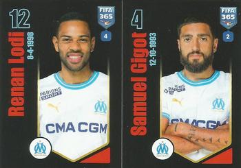 Pau Lopez / Samuel Gigot / Jonathan Clauss Olympique de Marseille samolepka Panini FIFA 365 2024 #199