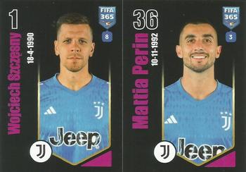 Wojciech Szczesny / Mattia Perin Juventus FC samolepka Panini FIFA 365 2024 #310
