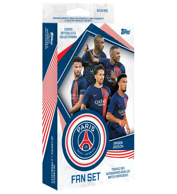Topps Paris Saint-Germain Official Fan Set 2023/24 Box Fotbalové karty