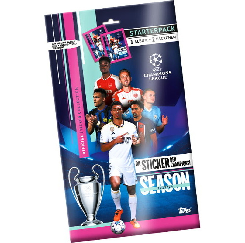 Topps Champions League 2023/24 Starter Pack (album) Fotbalové samolepky