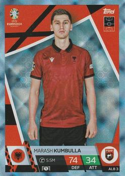Marash Kumbulla Albania Topps Match Attax EURO 2024 Blue Crystal #ALB3