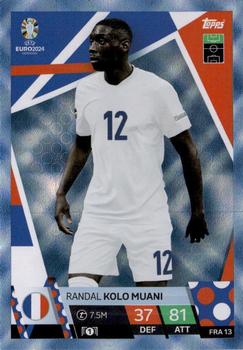 Randal Kolo Muani France Topps Match Attax EURO 2024 Blue Crystal #FRA13