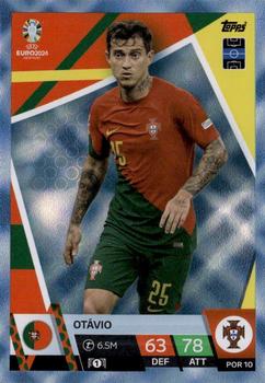 Otavio Portugal Topps Match Attax EURO 2024 Blue Crystal #POR10