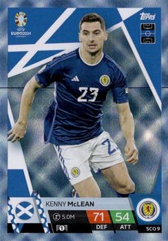 Kenny McLean Scotland Topps Match Attax EURO 2024 Blue Crystal #SCO9