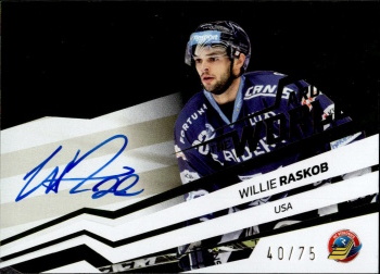 Willie Raskob Vitkovice Tipsport ELH 2023/24 SportZoo 2. serie Around the World AUTO /75 #AWS-WR