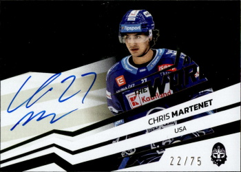 Chris Martenet Kladno Tipsport ELH 2023/24 SportZoo 2. serie Around the World AUTO /75 #AWS-CM