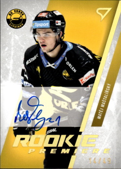 Matej Mastalirsky Litvinov Tipsport ELH 2023/24 SportZoo 2. serie Rookie Premiere AUTO /49 #RPS-MM